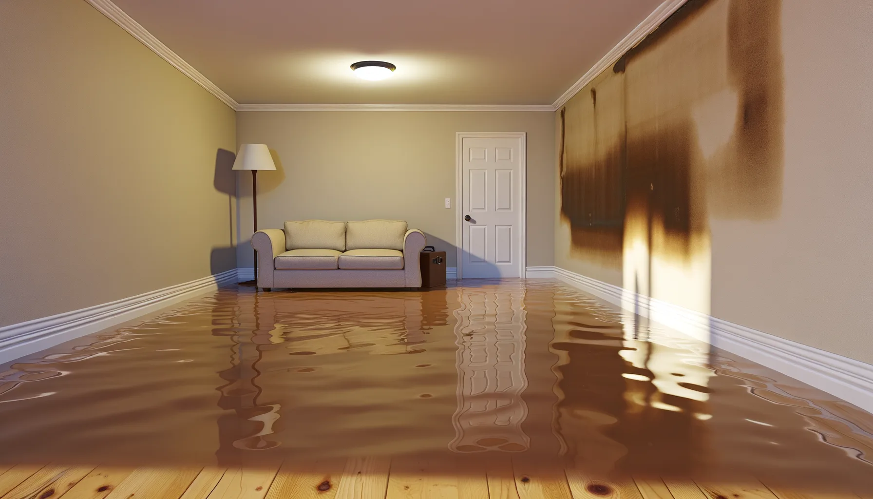 Kitchen Water Damage